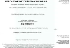 Certificato ISO 9001:2000